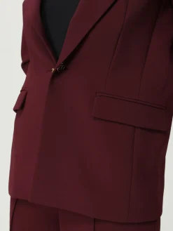 Blazer monopetto Twinset in crêpe