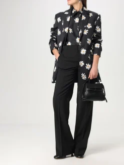 Blazer Moschino Couture in cotone con stampa floreale