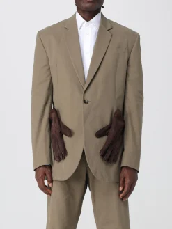 Blazer Moschino Couture in cotone con guanti