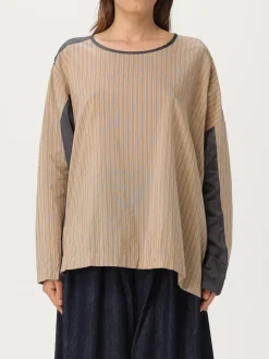 Blusa Dries Van Noten in misto cotone a righe