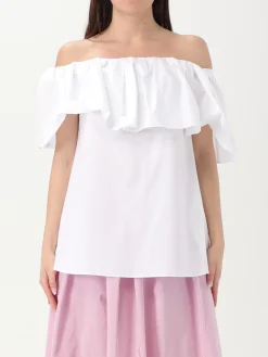 Blusa Max Mara Studio in cotone con rouches