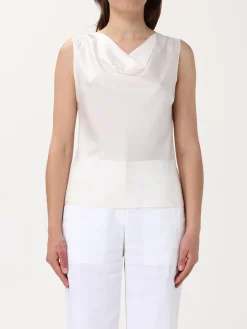 Blusa smanicata Boss in seta