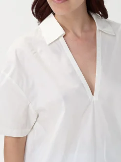 Blusa Woolrich in misto lino