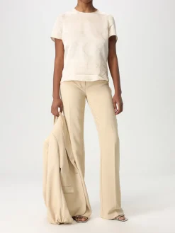 Bluse Twinset in misto viscosa con stampa monogram