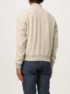 Bomber Boss in pelle scamosciata