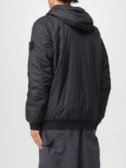 Bomber con cappuccio Stone Island in nylon