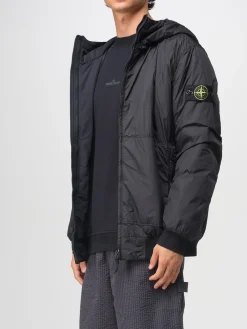 Bomber con cappuccio Stone Island in nylon