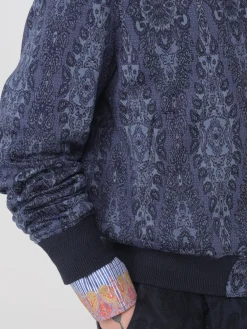 Bomber Etro in misto cotone con stampa