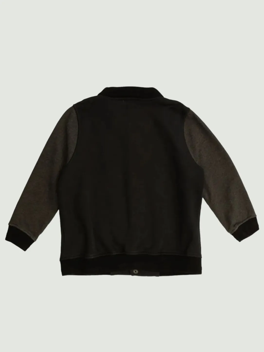 Bomber in cotone organico con logo Bonpoint