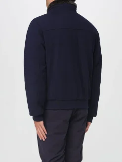 Bomber Moorer in lana con inserti in pelliccia