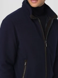 Bomber Moorer in lana con inserti in pelliccia