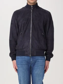 Bomber Peuterey in pelle scamosciata