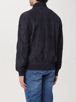 Bomber Peuterey in pelle scamosciata