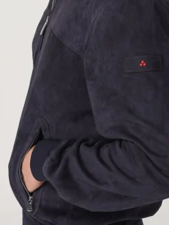 Bomber Peuterey in pelle scamosciata