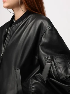 Bomber The Attico in pelle