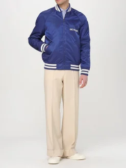 Bomber Valentino in cupro con logo