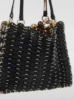 Borsa 1969 flip Rabanne in pelle con anelli metallici