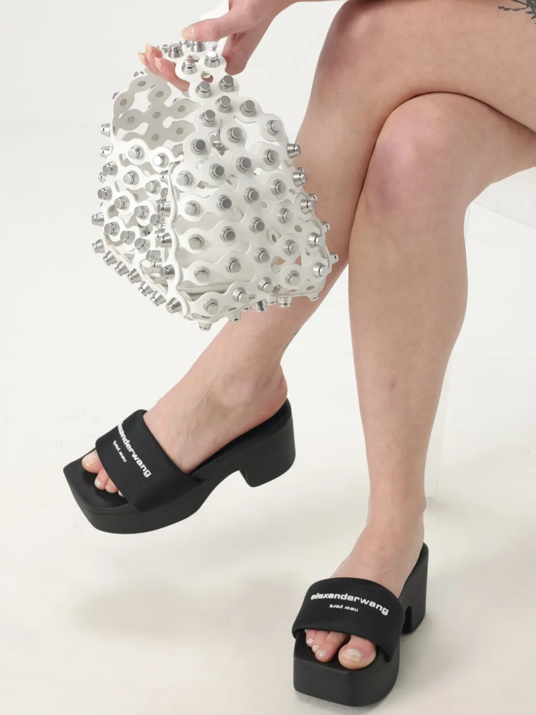 Borsa a mano con borchie Alexander Wang