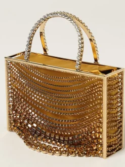 Borsa a mano Giulietta degli spiriti con cristalli Benedetta Bruzziches