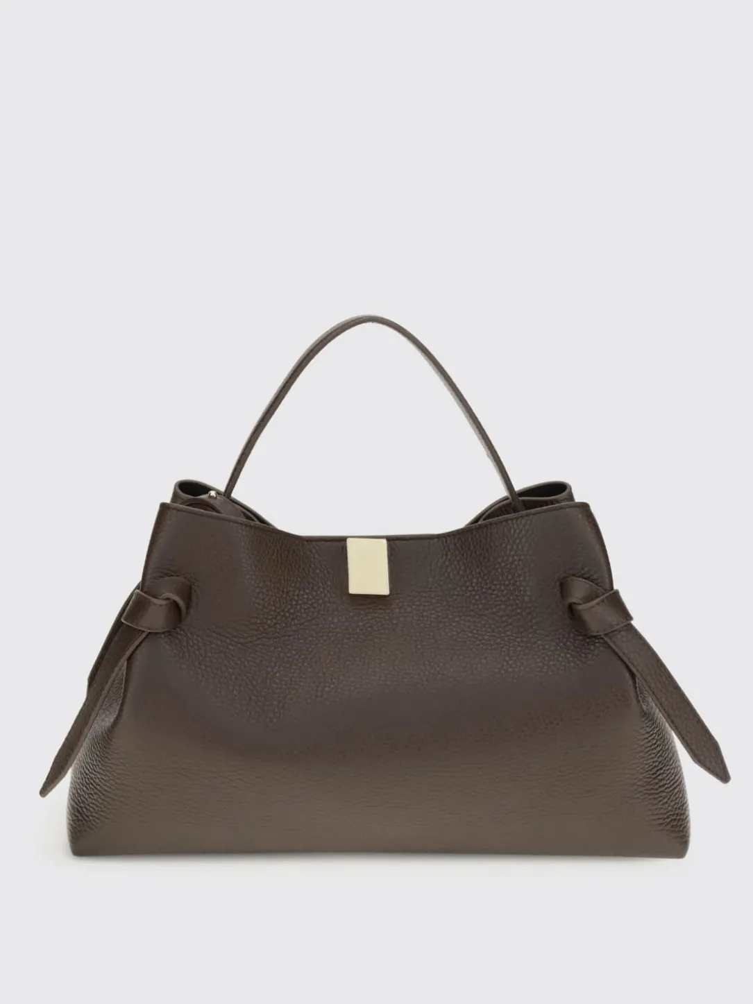 Borsa a mano Gyoza in pelle martellata Yuzefi