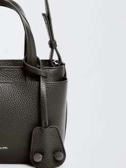 Borsa a mano in pelle a grana Fabiana Filippi