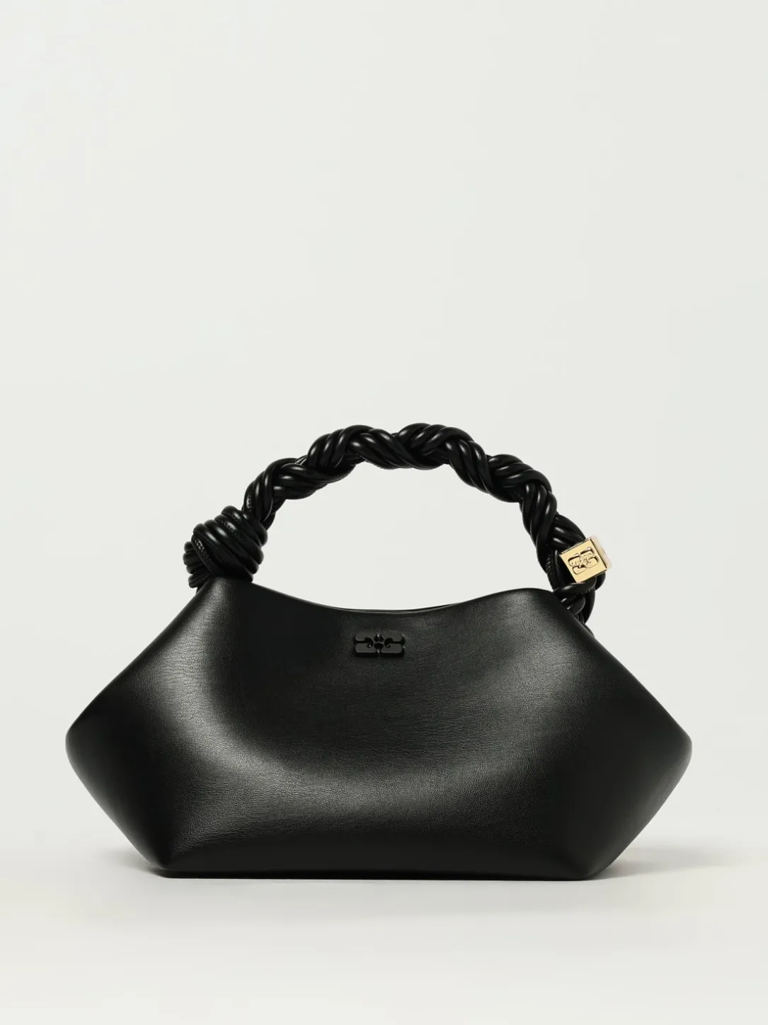 Borsa a mano in pelle di vitello Bou Ganni