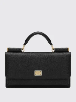 Borsa a mano in pelle di vitello dauphine Dolce & Gabbana