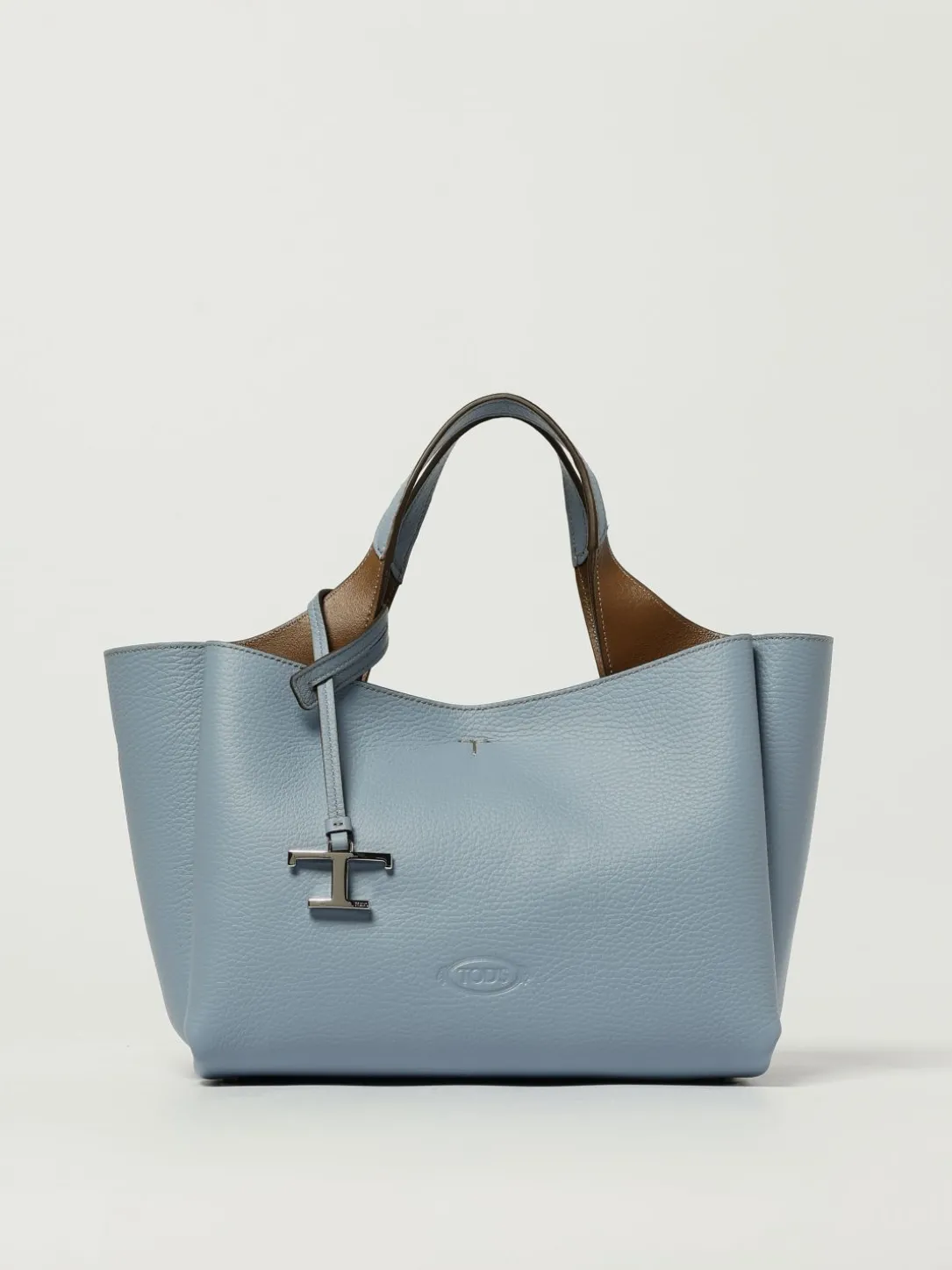 Borsa a mano in pelle di vitello a grana Tod's