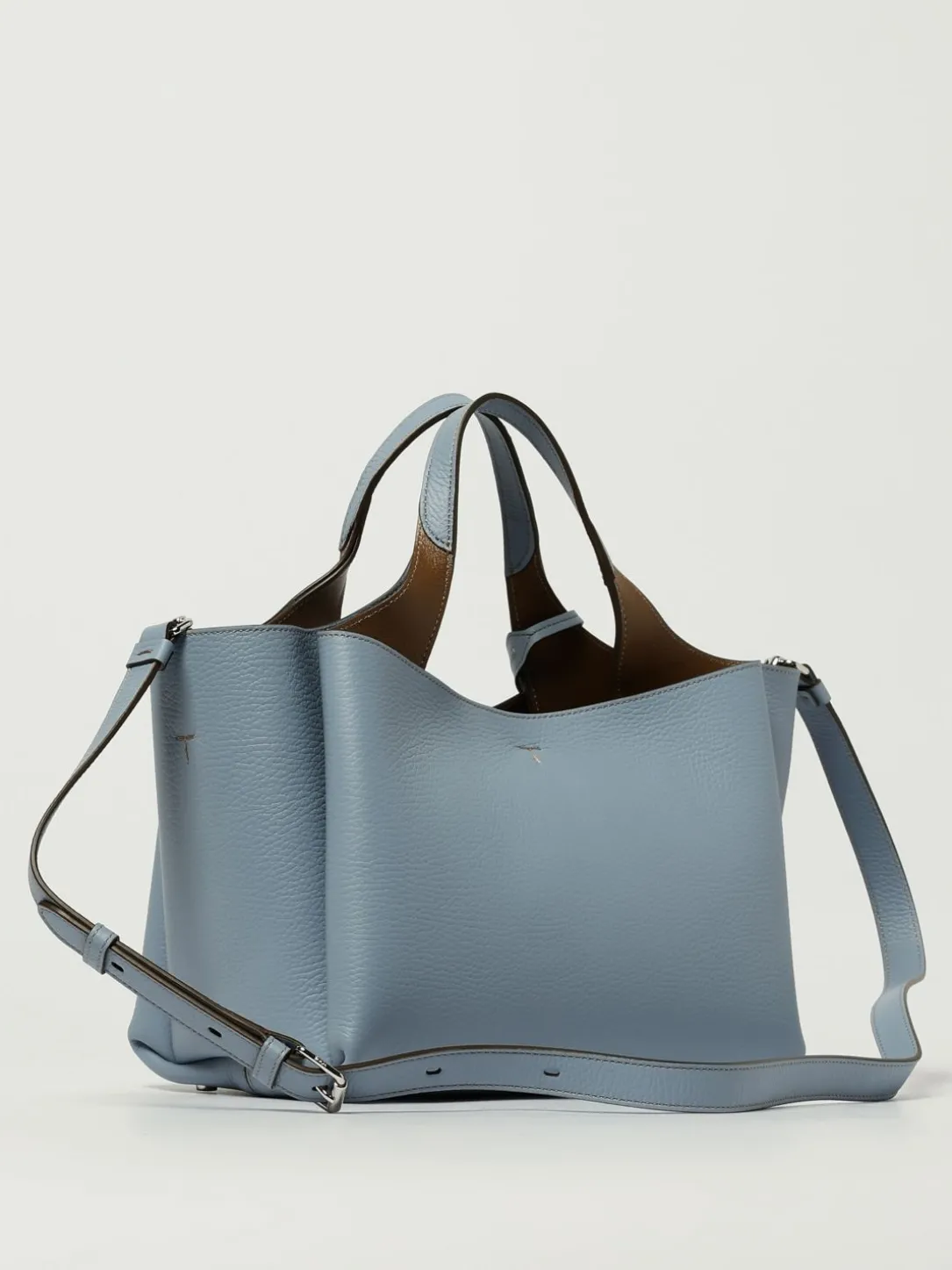 Borsa a mano in pelle di vitello a grana Tod's