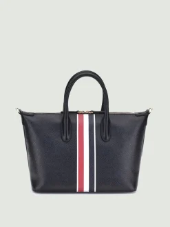 Borsa a mano in pelle di vitello 4 T-bar Thom Browne