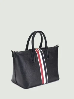 Borsa a mano in pelle di vitello 4 T-bar Thom Browne