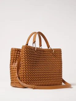 Borsa a mano in pelle intrecciata Emporio Armani