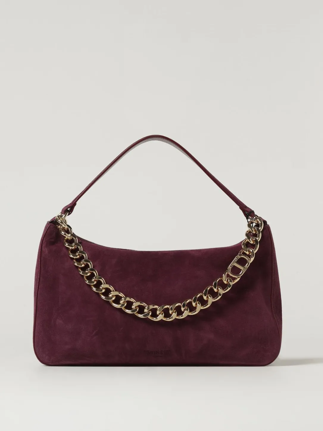 Borsa a mano Liliane in pelle scamosciata Twinset