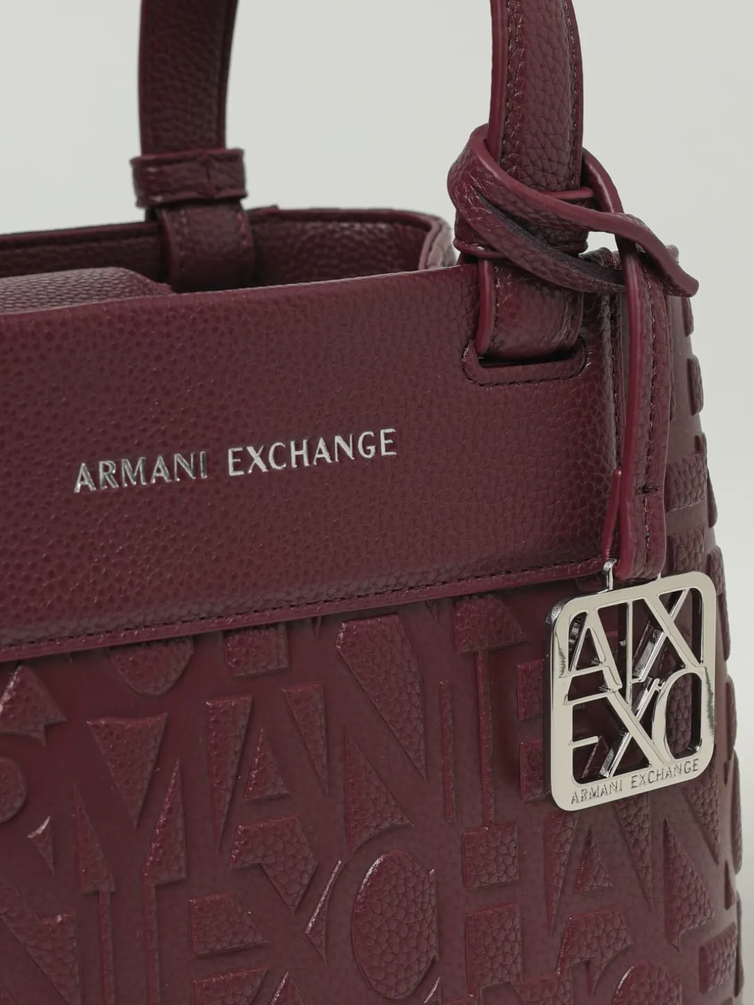 Borsa a mano shopper mini logata Armani Exchange
