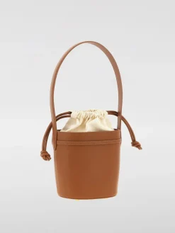 Borsa a secchiello in pelle con fiocco Self-Portrait