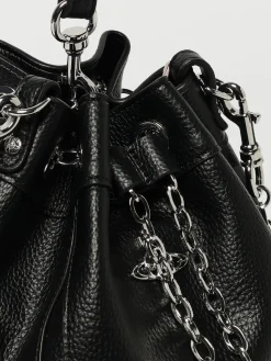 Borsa a secchiello Vivienne Westwood in pelle sintetica a grana