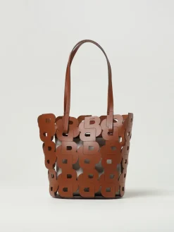 Borsa a spalla Boss monogram in pelle