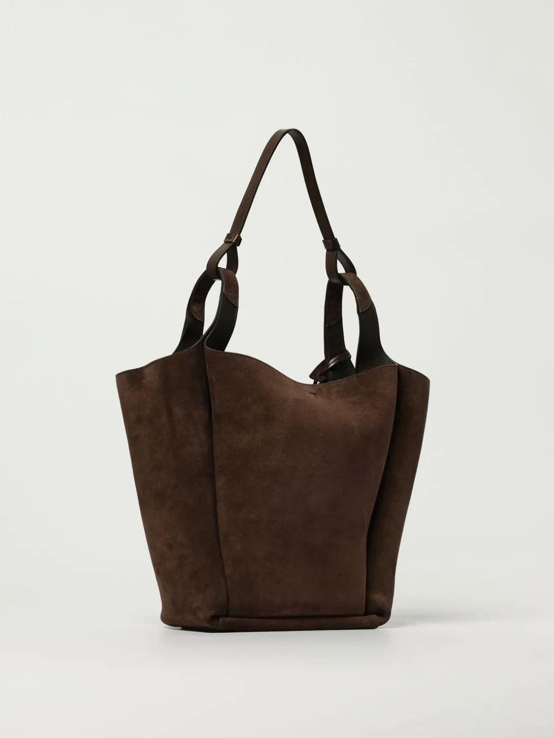 Borsa a spalla in pelle di vitello scamosciata Tod's