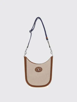 Borsa a spalla in pelle di vitello VLogo Valentino Garavani