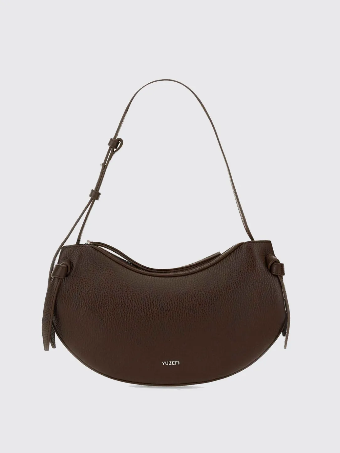 Borsa a spalla in pelle e camoscio Yuzefi