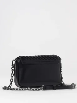 Borsa a spalla in pelle intrecciata Emporio Armani