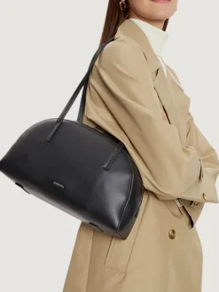 Borsa a spalla in pelle sintetica Calvin Klein