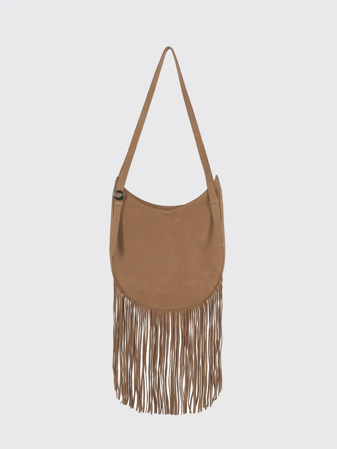 Borsa a spalla in pelle scamosciata Coperni hobo