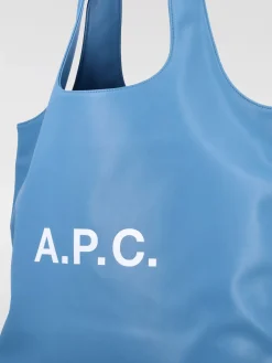Borsa a spalla Ninon con logo A.P.C. in pelle sintetica