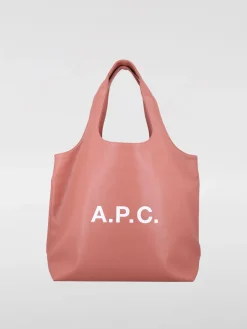 Borsa a spalla Ninon con logo A.P.C. in pelle sintetica