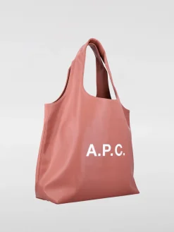 Borsa a spalla Ninon con logo A.P.C. in pelle sintetica