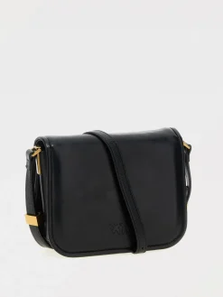 Borsa a spalla piccola squadrata Love Bag Box in nappa Pinko