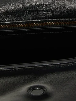 Borsa a spalla piccola squadrata Love Bag Box in nappa Pinko