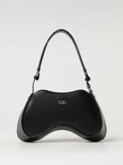 Borsa a spalla Play Diesel in pelle di vitello