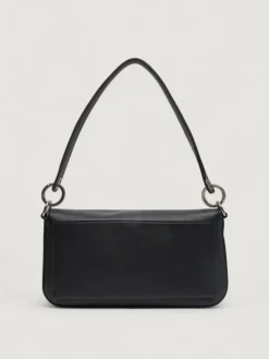 Borsa a spalla Sculpted Flap in pelle sintetica Calvin Klein